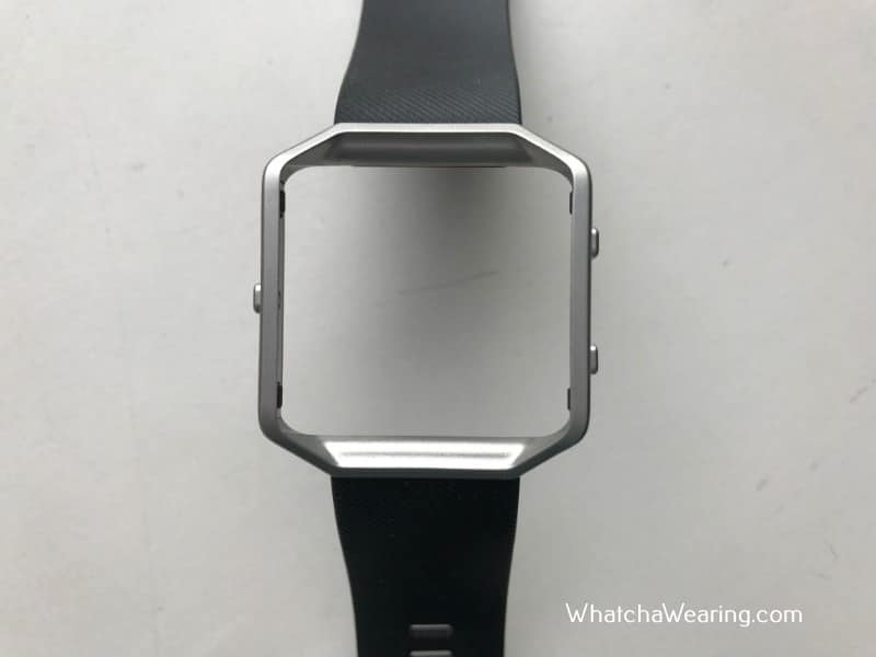 The Fitbit Blaze showcasing the design.