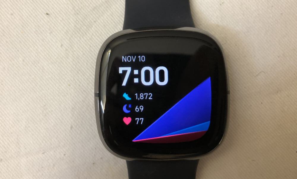 fitbit sense main screen