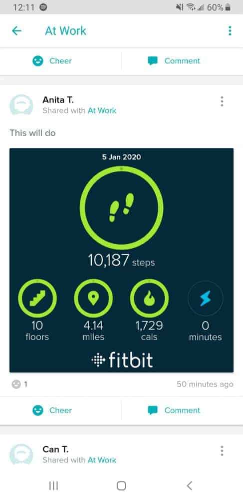 Fitbit Versa 2 social network