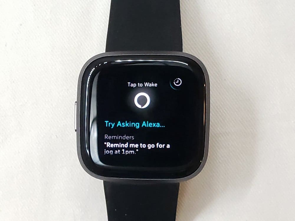 Fitbit Versa 2 Alexa speech to text