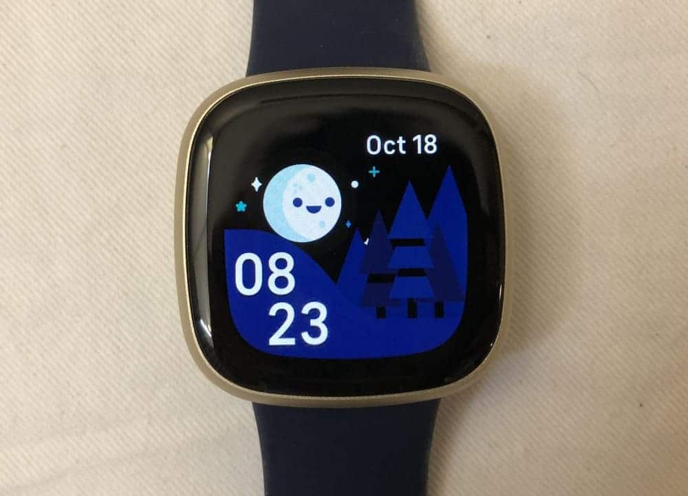fitbit versa 3 watch face