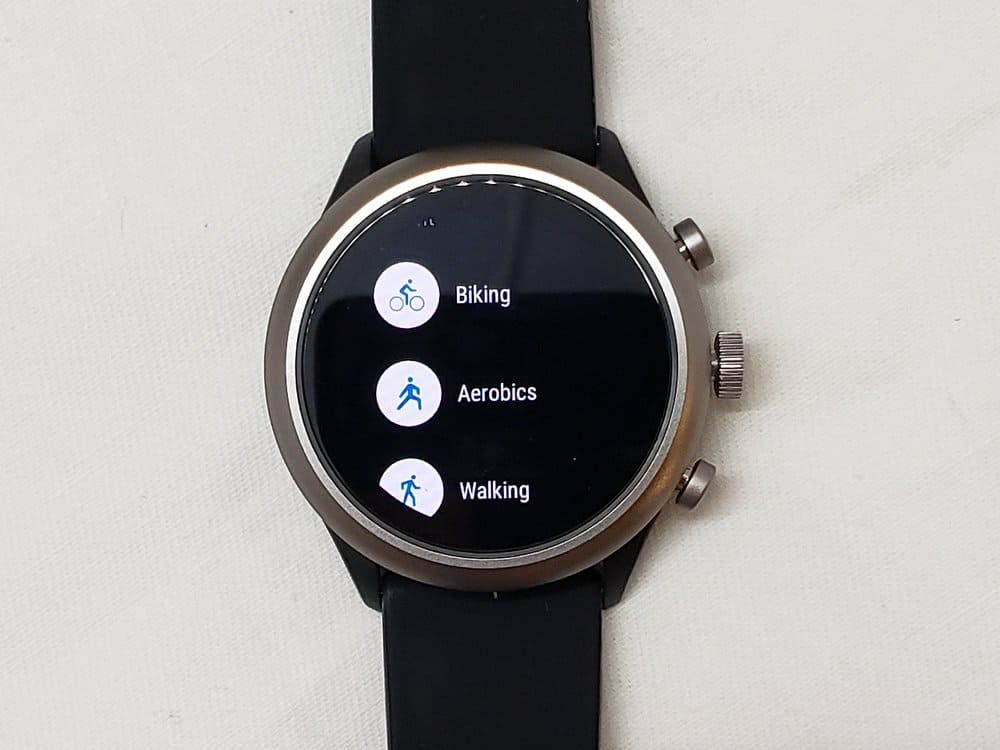 Fossil Sport Smartwatch activities