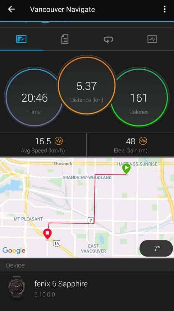 garmin fenix 6 sapphire connect app