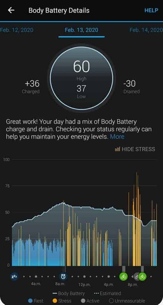 garmin fenix 6 sapphire body battery