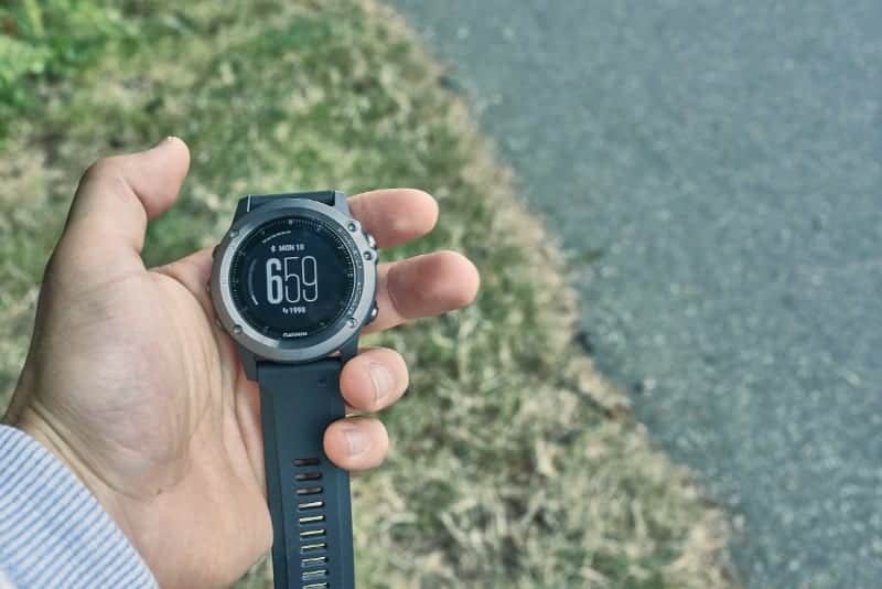 Garmin Fenix 3 smartwatch in action