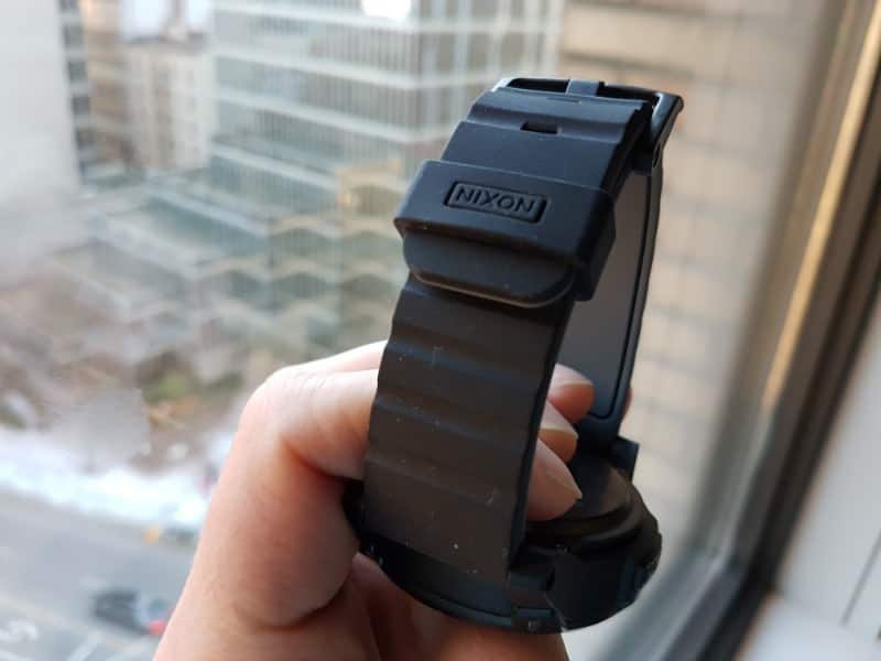 Nixon the Mission Smartwatch strap.