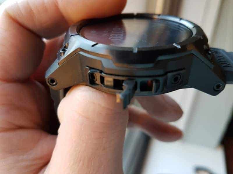 Nixon the Mission Smartwatch mic cover.