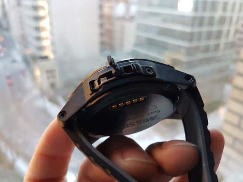 Nixon the Mission Smartwatch mic cover.
