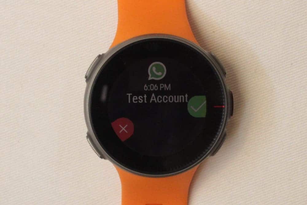 Polar Vantage V call forwarding