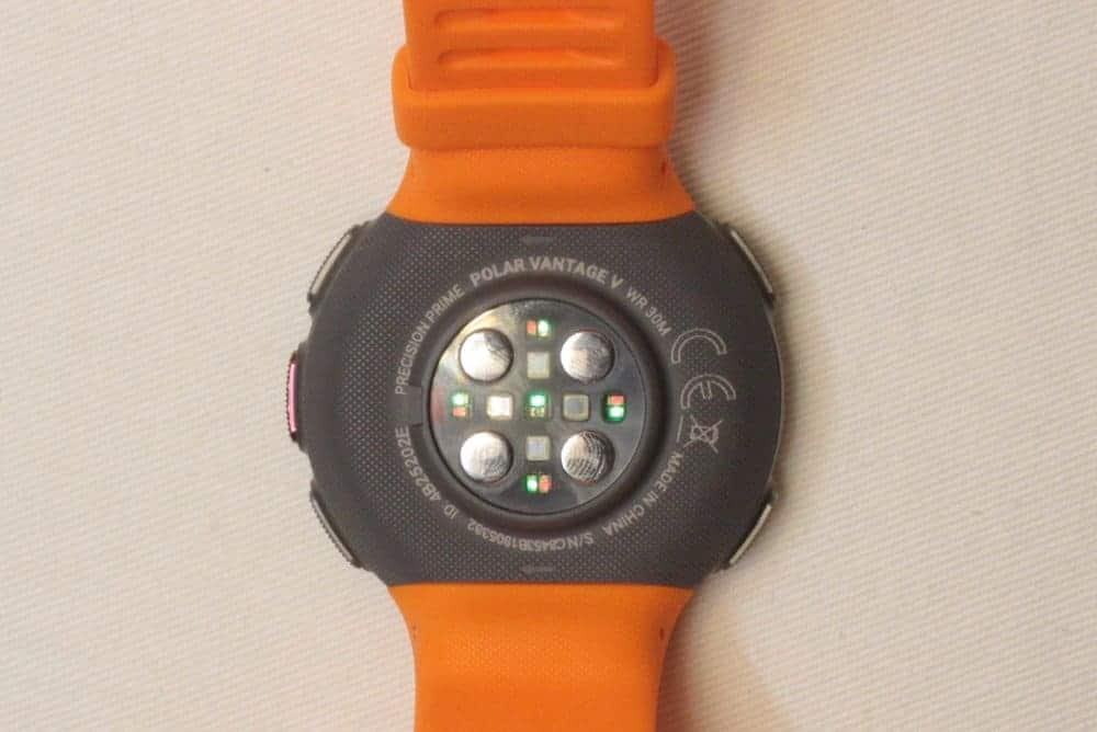 Polar Vantage V Heart rate sensor with five LEDs