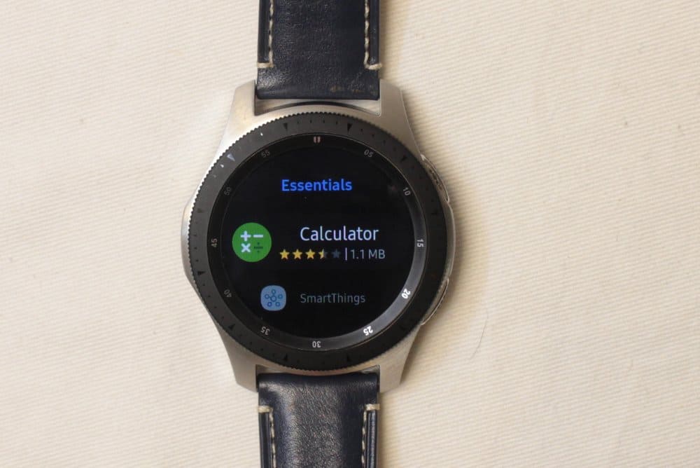 Samsung Galaxy Watch app store