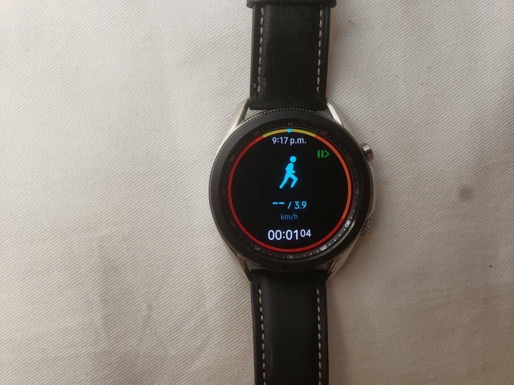 Samsung Galaxy Watch3 running coach