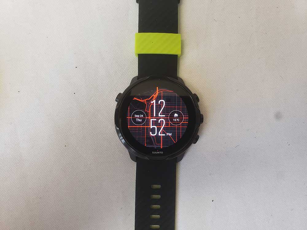 Suunto 7 main screen