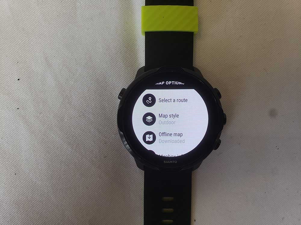 Suunto 7 offline maps