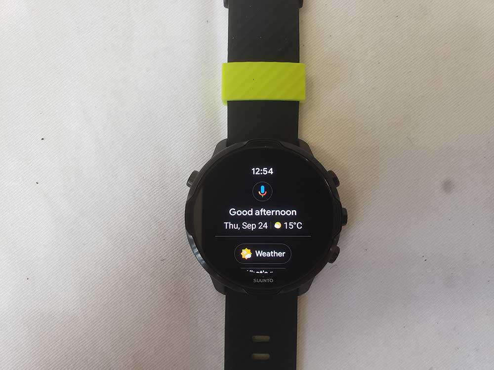 Suunto 7 Google Assistant