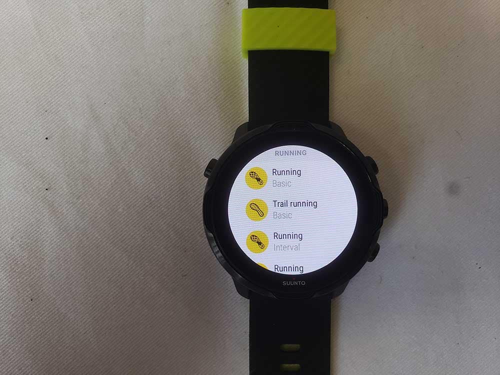 Suunto 7 sports suunto app
