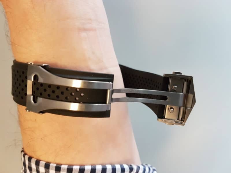 Tag Heuer Connected Smartwatch strap.