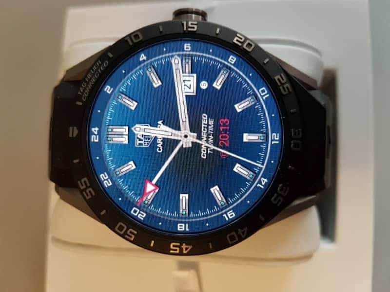 Tag Heuer Connected Smartwatch watch case.