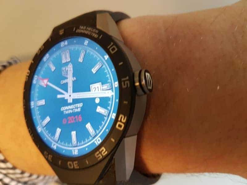 Tag Heuer Connected Smartwatch watch case.