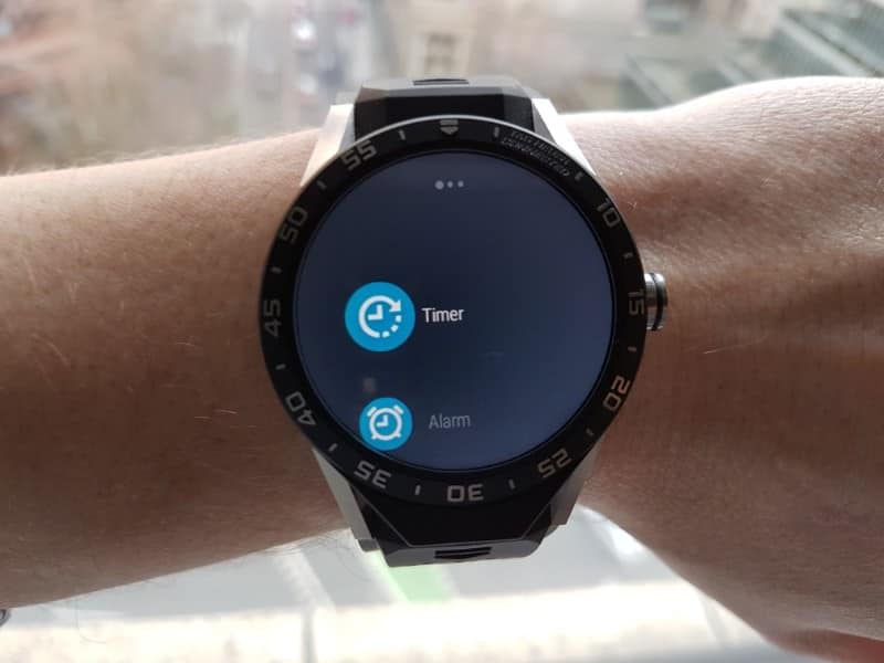 Tag Heuer Connected Smartwatch Microapplications.