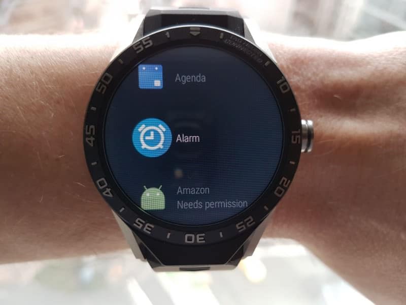 Tag Heuer Connected Smartwatch Microapplications.