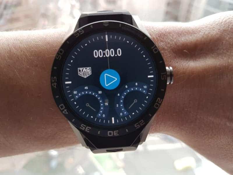 Tag Heuer Connected Smartwatch Microapplications.