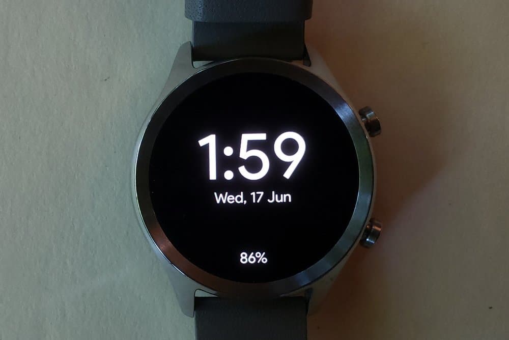 ticwatch c2 main screen