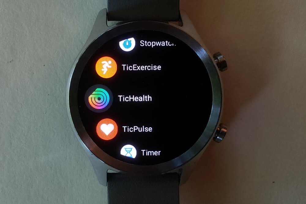 ticwatch c2 tichealth ticpulse ticexercise