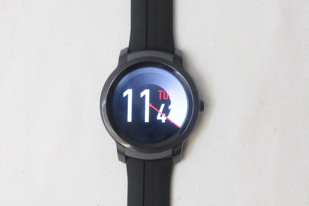 ticwatch e2 main menu