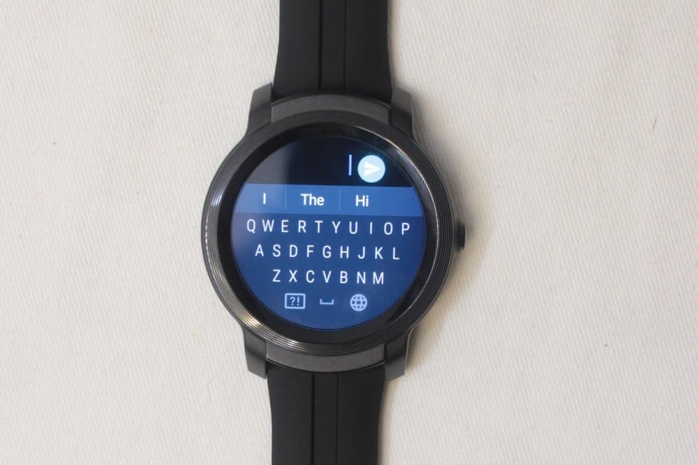 ticwatch e2 keyboard