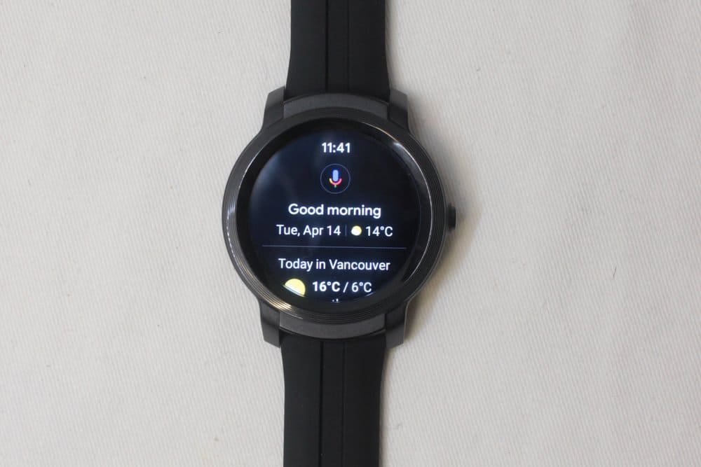 ticwatch e2 google assistant