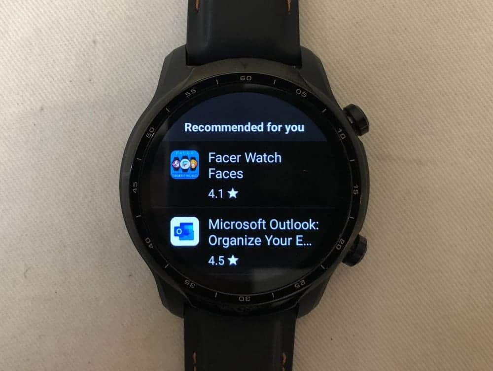 ticwatch pro 3 app store
