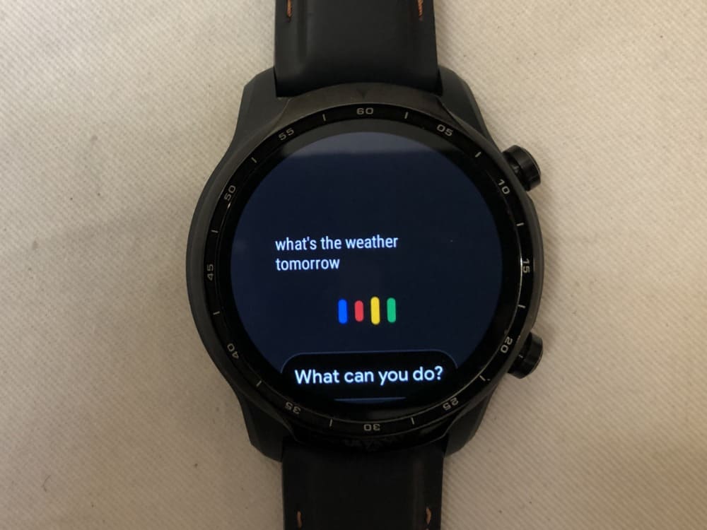 ticwatch pro 3 google assistant