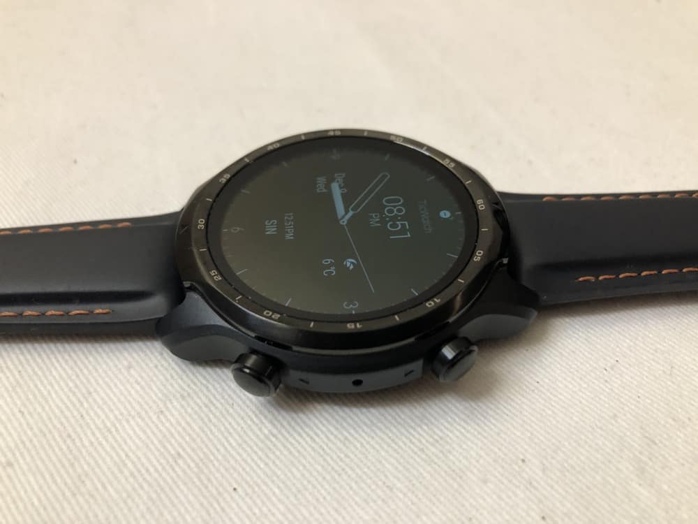 ticwatch pro 3 side