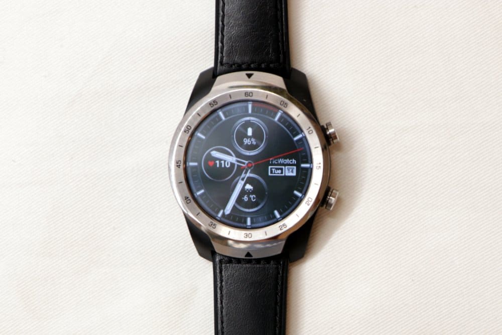 Ticwatch Pro main screen