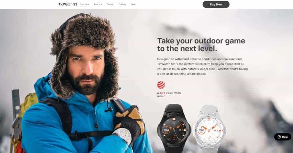 ticwatch s2 website 