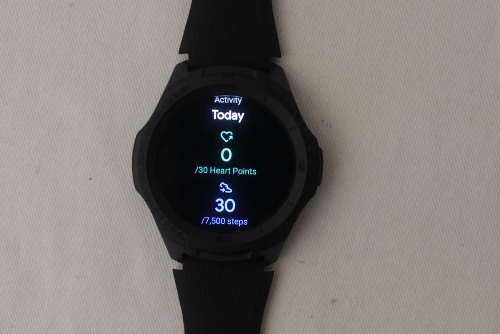 ticwatch e2 google fit
