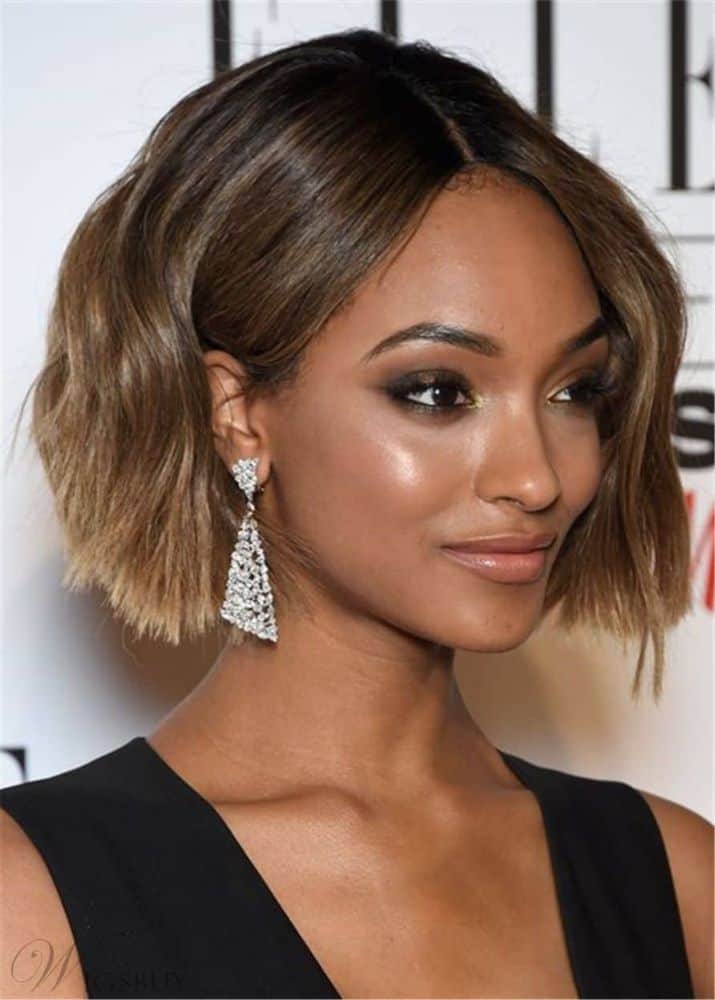 Bob Cut Hairstyle Synthetic Wavy Hair Capless from WigsBuy.