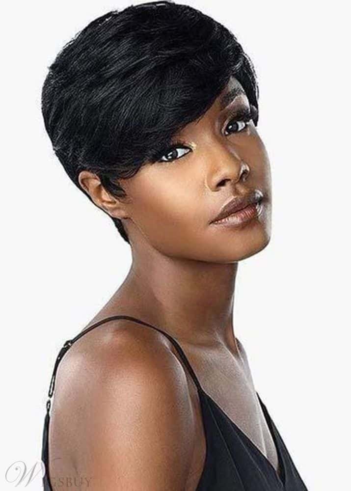 Short Pixie Boy Cut Hairstyle from WIgsBuy.
