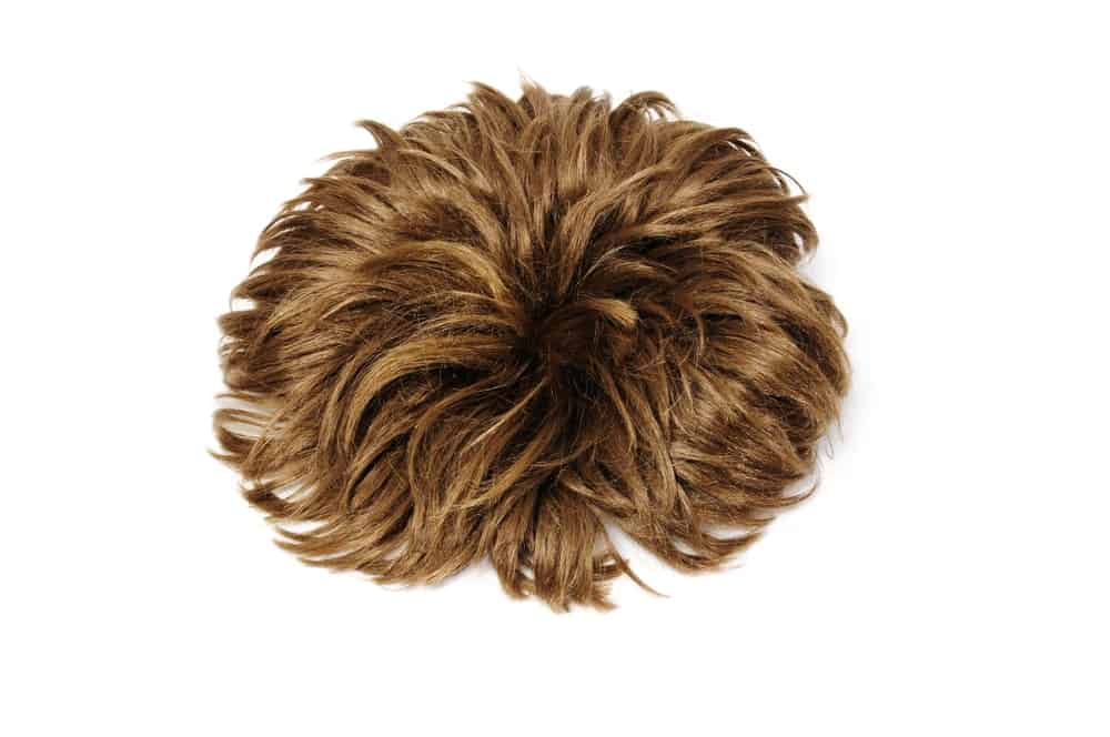 A brown short wig