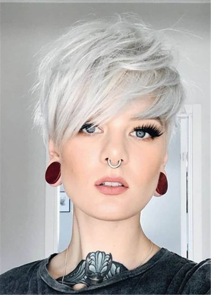 Boy Cut Hairstyle Layered Cut from WigsBuy.