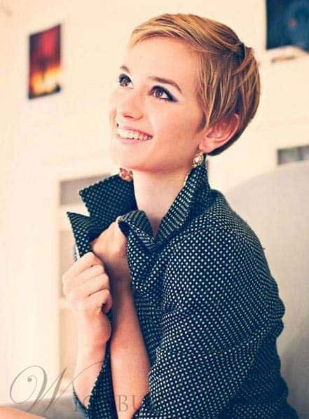 Stylish Short Straight Full Lace Pixie Cut from WigsBuy.