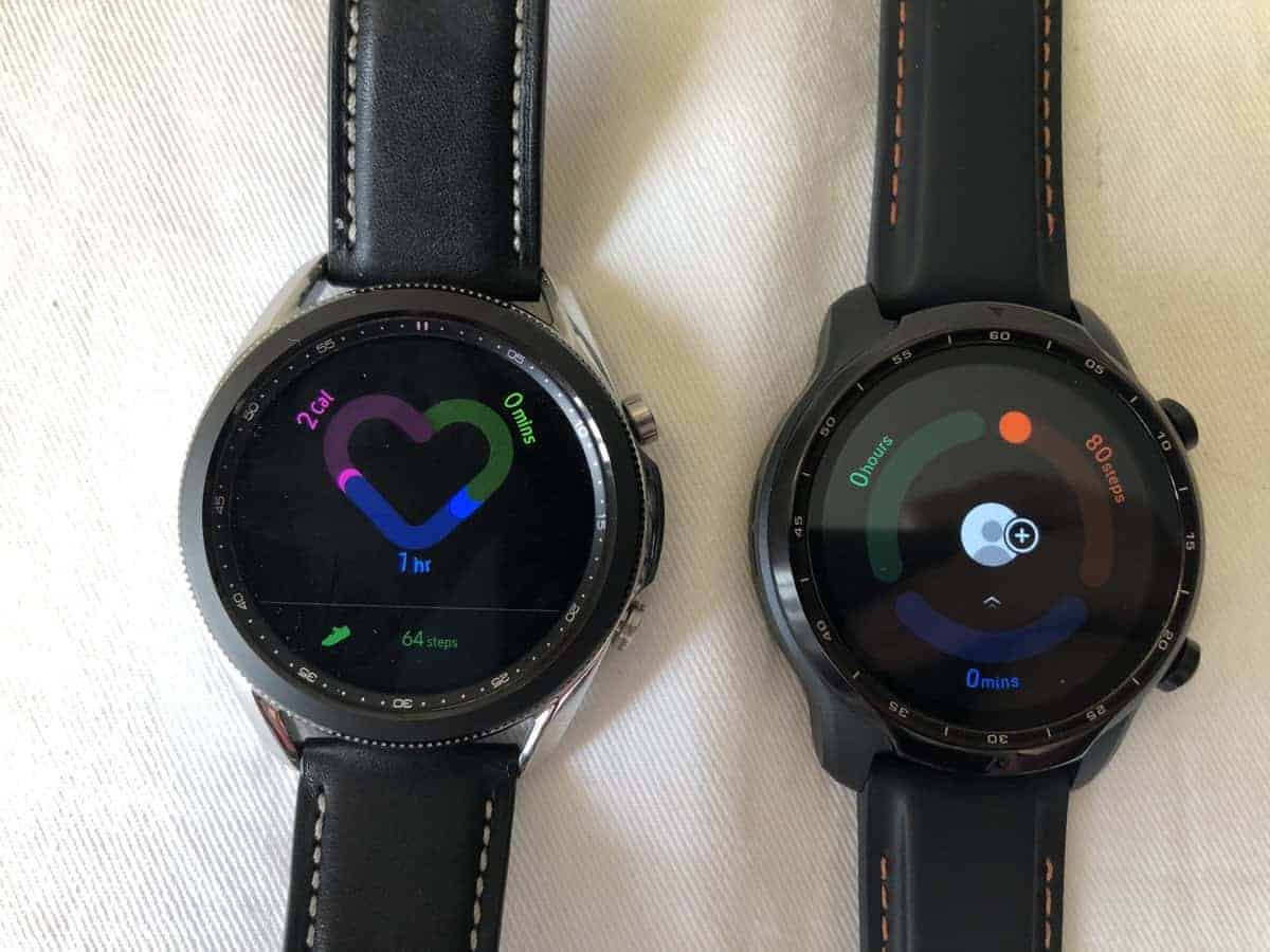 samsung galaxy watch 3 vs ticwatch pro 3 tichealth and samsung health