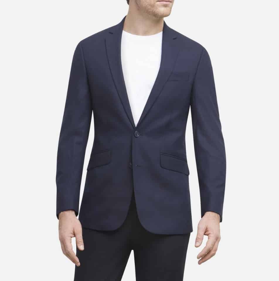 Man wearing a suit jacket.