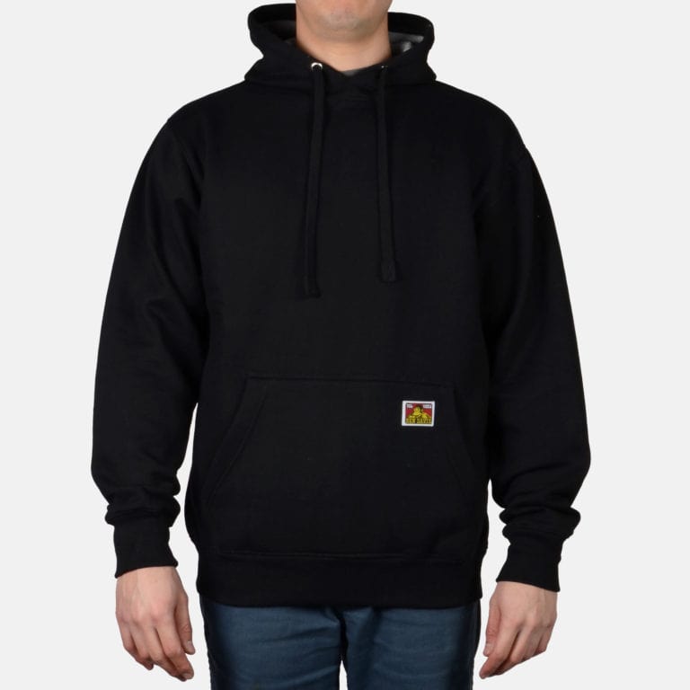 The Heavyweight black hooded sweatshirt from Ben Davis.