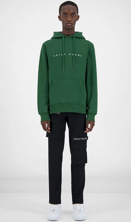 The Daily Paper Alias Hoodie in green.