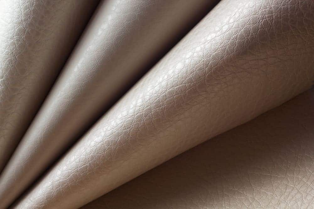 Rolls of genuine leather.