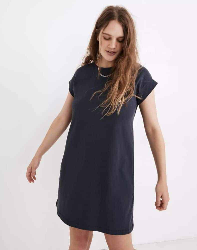 Madewell Cap-Sleeve Tee Dress