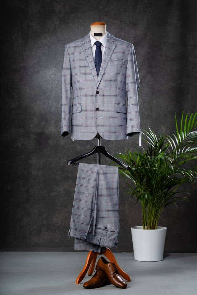 Men's suit on a mannequin.