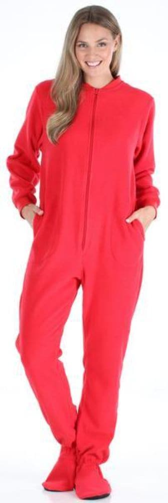 Sleepy Heads SleepytimePjs Adult Fleece Footed Onesie Pajamas Jumpsuit
